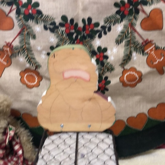 11x7” Wooden Homemade Santa Christmas Shelf Sitter Figurine Folk Art - Picture 3 of 4